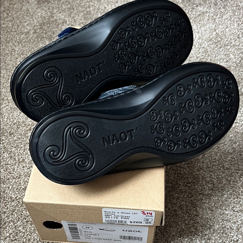 Naot Navy Blue Sandals - Picture 3 of 4